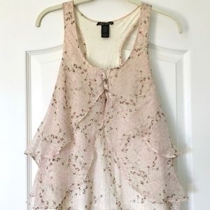 Ella Moss Sleeveless Silk Blouse - Medium
